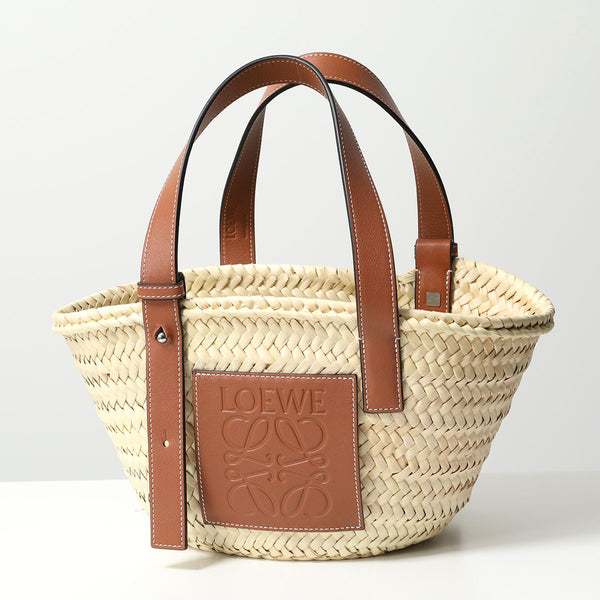 ★SPECIAL SALE LOEWE ★ロエベ カゴバッグ BASKET SMALL BAG レディース 鞄 ラフィア×レザー バスケット ハンドバッグ トート カラー4色