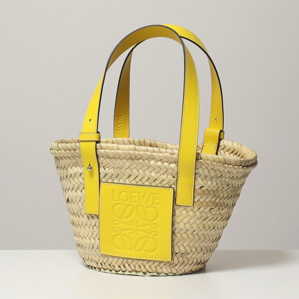 ★SPECIAL SALE LOEWE ★ロエベ カゴバッグ BASKET SMALL BAG レディース 鞄 ラフィア×レザー バスケット ハンドバッグ トート カラー4色