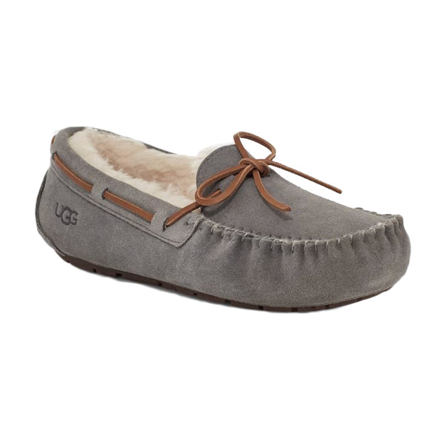 【スーパーセール開催中！】アグ ダコタ UGG モカシン レディース  DAKOTA  ファー フラット シューズ ぺたんこ リボン ボア ムートン もこもこ あったか 防寒 保温 スエード カジュアル ブランド 売れ筋 プレゼント