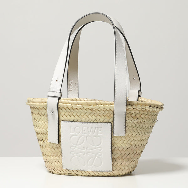 ★SPECIAL SALE LOEWE ★ロエベ カゴバッグ BASKET SMALL BAG レディース 鞄 ラフィア×レザー バスケット ハンドバッグ トート カラー4色
